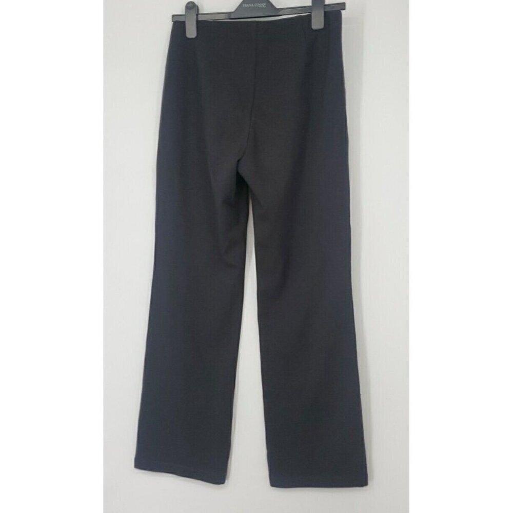 Eileen Fisher Womens Pants Size XS Pull On Black Stretch Knit Straight Leg Slack - Picture 5 of 9